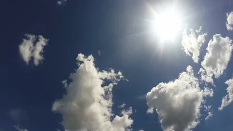 Nice View Of The Clouds In Time-Lapse Stock Footage 155859919