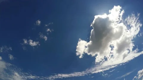 Nice View Of The Clouds In Time-Lapse Stock Footage 155859920