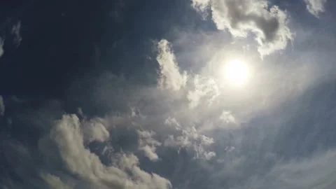 Nice View Of The Clouds In Time-Lapse Stock Footage 156297602