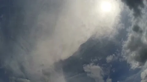 Nice View Of The Clouds In Time-Lapse Stock Footage 156297604