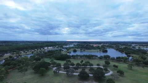 Nice view drone from above 4k grass Stock Footage 292741756