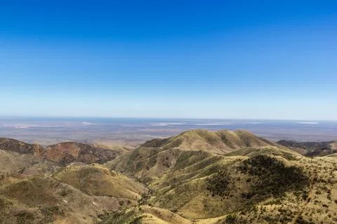Nice view at the flinders range national park from the dutchman star lookout Stock-Fotos