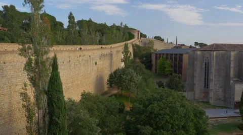Nice view of Girona, Spain Stock Footage 68221645
