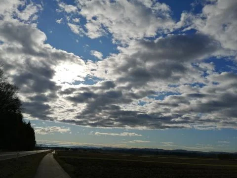 Nice  view to the horizont Stock Photos
