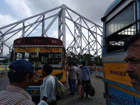Nice view of howrah bridge Foto stock