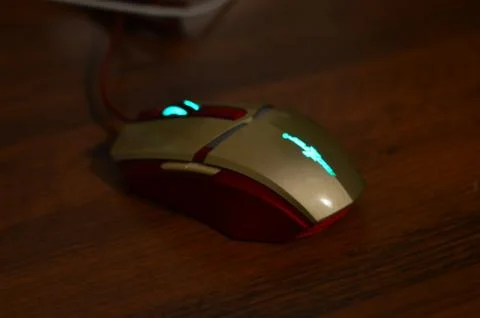 Nice view of the joystick lying on the table Stock Photos