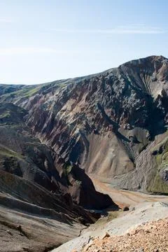 Nice view in Laugavegur trail Stock Photos