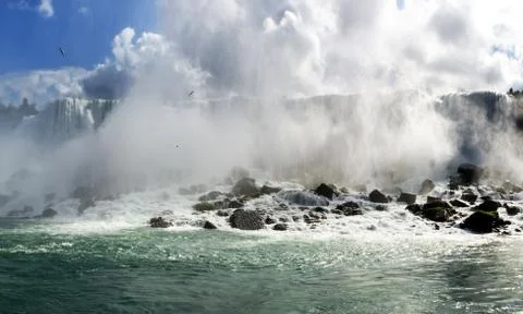 Nice view of niagara falls Stock Photos