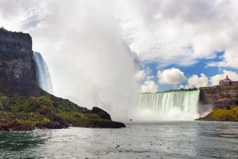 Nice view of niagara falls Stock Photos