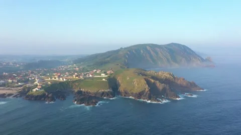 Nice View over Ermida da Virxe do Porto, Valdovino, Spain Stock Footage 268869859