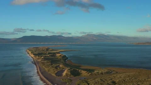 Nice View over Rossbeigh Strand, Co Kerry, Ireland Stock Footage 233027195