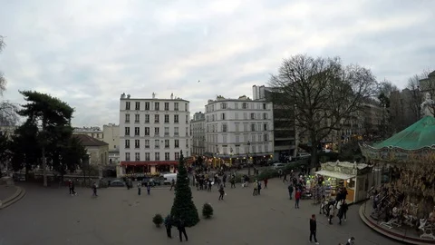 Nice View Of Paris Stock Footage 106334433