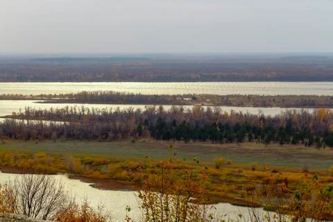 Nice view of the river Stock Photos