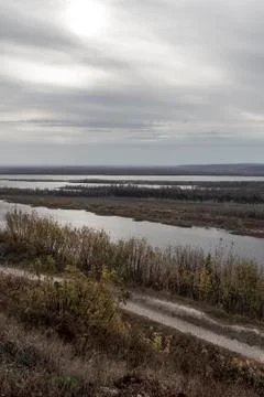 Nice view of the river Stock Photos