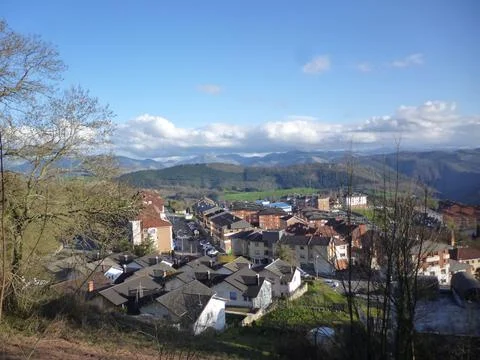 A nice view of Tineo Stock-Fotos
