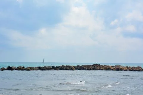 Nice views of the sea Stock Photos