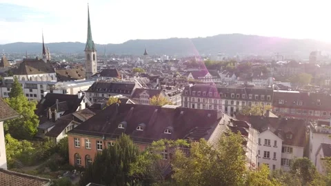 Nice water fall and landscape of Switzerland Vidéo 253677537