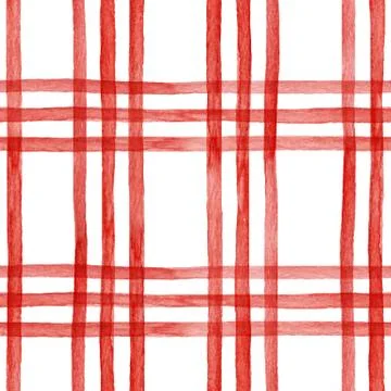 Nice watercolor christmas vector pattern Stock Illustration