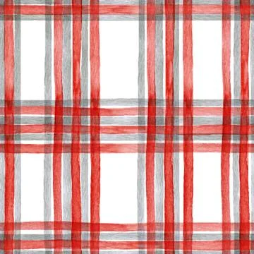 Nice watercolor christmas vector pattern Stock Illustration