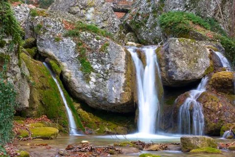 Nice waterfall Stock Photos