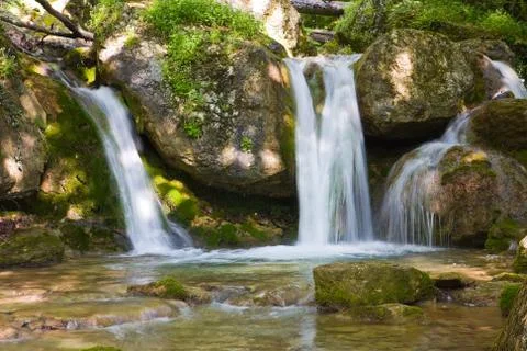 Nice waterfall Stock Photos