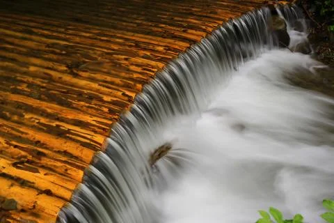 Nice waterfals cascade Stock Photos