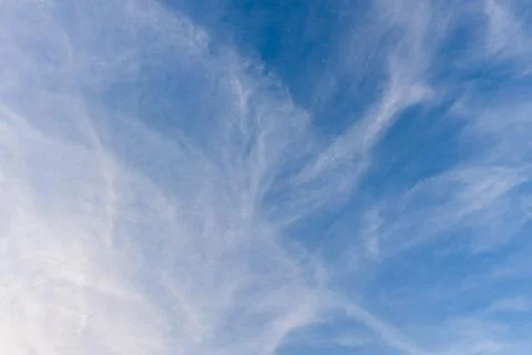 Nice white cloud on blue sky Stock Photos