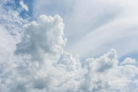 Nice white cloud on the sky Stock-Fotos