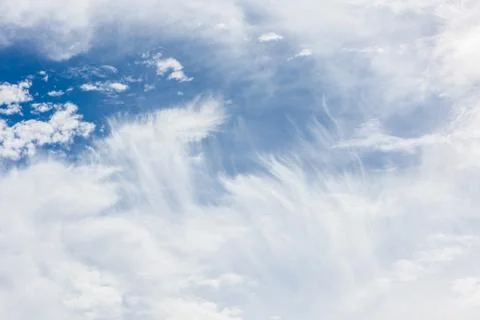 Nice white cloud on the sky 写真素材