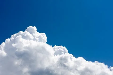 Nice white clouds in blue sky Stock Photos