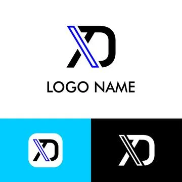 Nice XD logo design for your business. イラスト素材