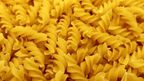 Nice yellow raw pasta texture. Stock Footage 268846111