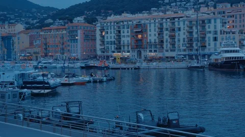 Nice's Port Stock Footage 93347836