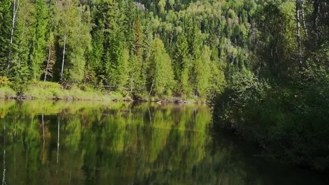 On Nichka river Stock Footage 81662653