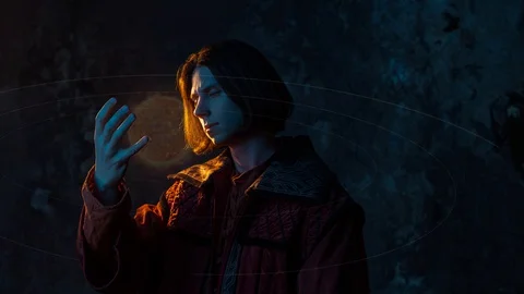 Nicholas Copernicus author of the heliocentric system of the world, the Stock Footage 128740993