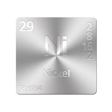 Nickel. Stock Illustration