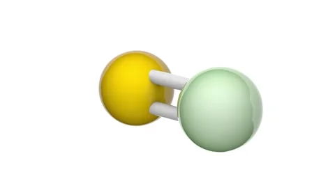 Nickel sulfide (NiS). Seamless loop. White background Video stock 153894672