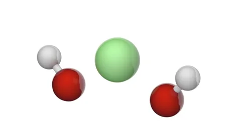 Nickel(II) hydroxide. Seamless loop. White background. Stock Footage 153663127