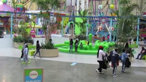 Nickelodeon Theme Park Stock Footage 150587925