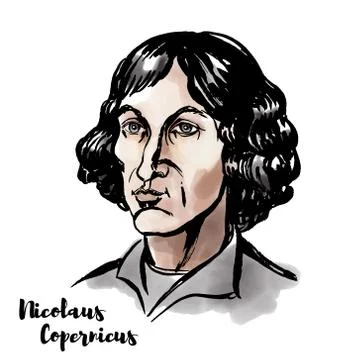 Nicolaus Copernicus Stock Illustration