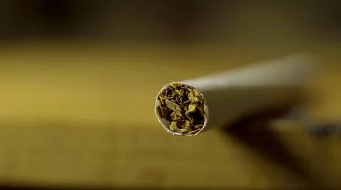 Nicotine cigarette macro shooting increase Stock Photos
