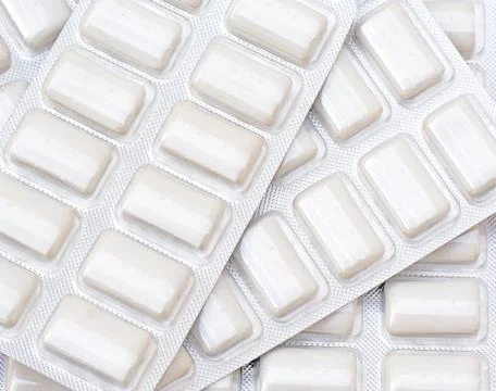Nicotine gum Stock Photos