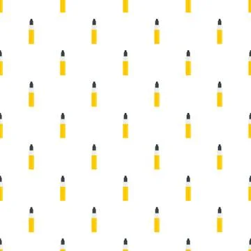 Nicotine liquid pattern seamless vector Illustrazione stock