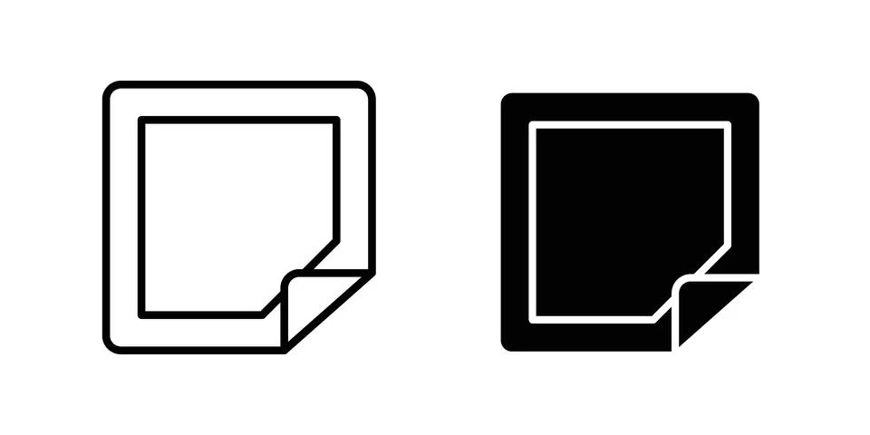 Nicotine patch icon illustration vector, icon set for apps 库存插图