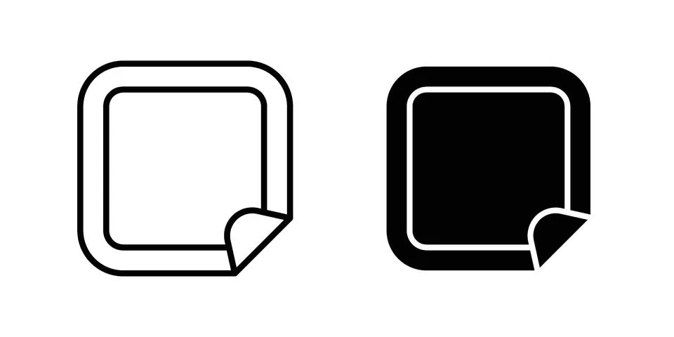 Nicotine patch icon modern style vectors set 库存插图