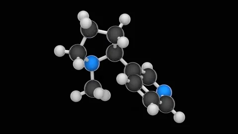 Nicotine. Seamless loop. Stock Footage 154418201