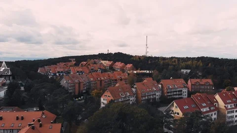 Nida town in  lithuania Video stock 100265815