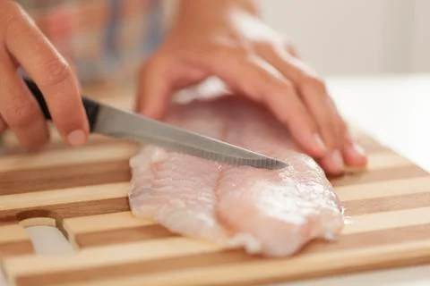 Nidlefish fillet Stock Photos