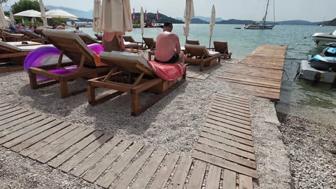 Nidri beach. Stock Footage 278960500