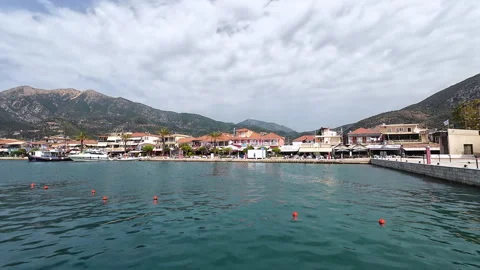 Nidri town. Video stock 278959174